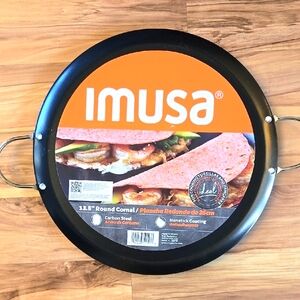 NWT ✨️ Black Carbon Steel Comal with Nonstick Coating, For Camping Or Kitchen